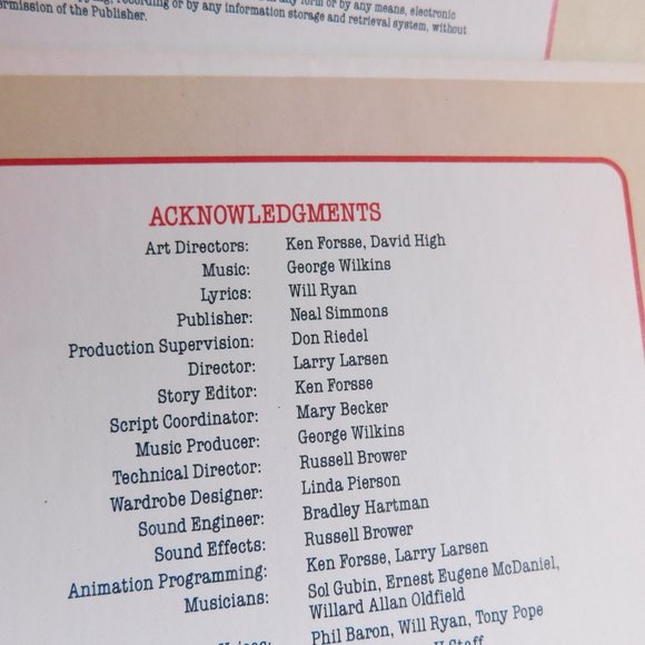 Vintage The World of Teddy Ruxpin Books Lot of 2 Double Grubby and Faded Fobs - Picture 5 of 5